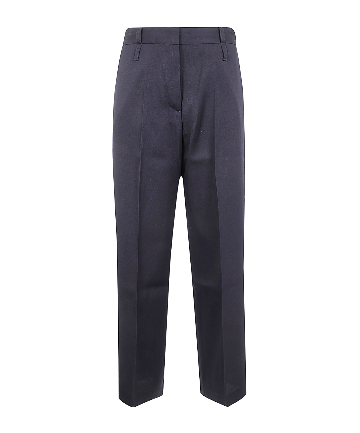 Studio Nicholson Trousers With High Waist And Front Pleats In Black