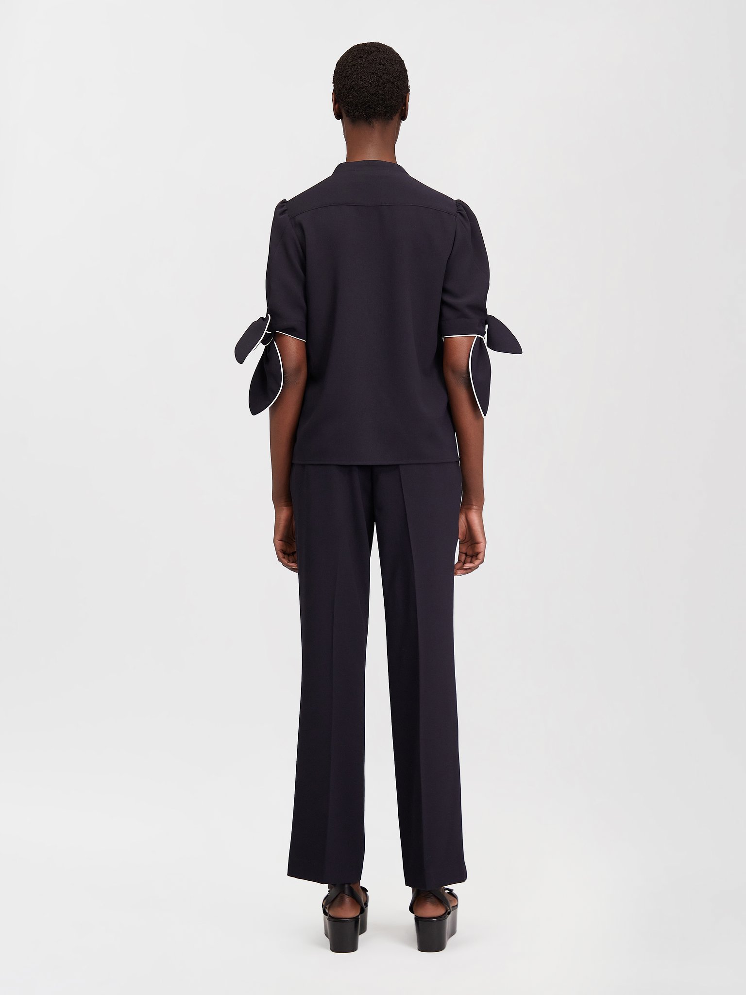 See By Chloé Straight-leg Trousers In Black