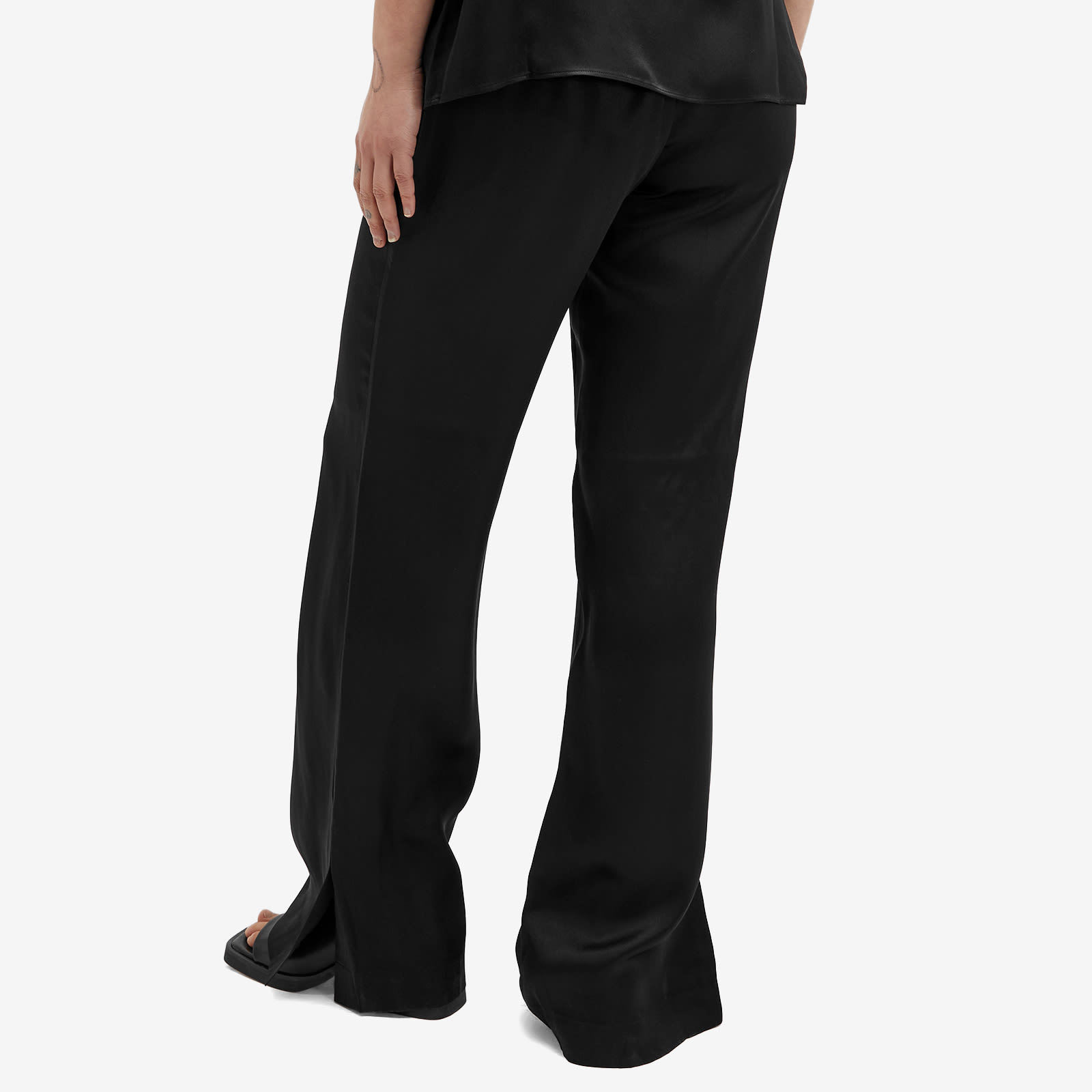 ANINE BING ANINE BING ADEN WIDE-LEG ELASTIC WAIST TROUSERS