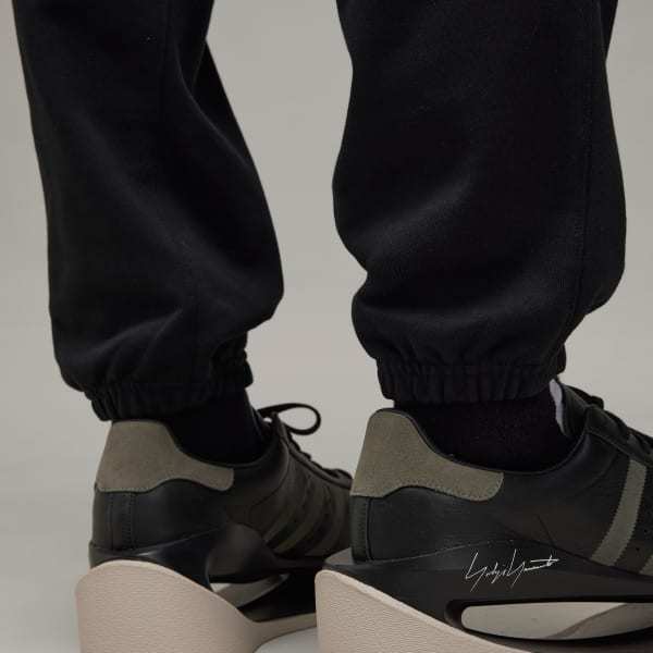 Y-3 X Adidas Logo-print Track Pants In Black