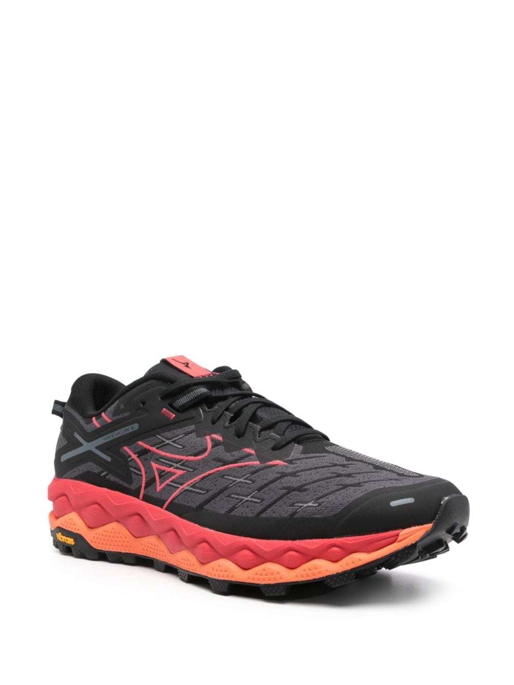 Mizuno Round Toe Sneakers In Black