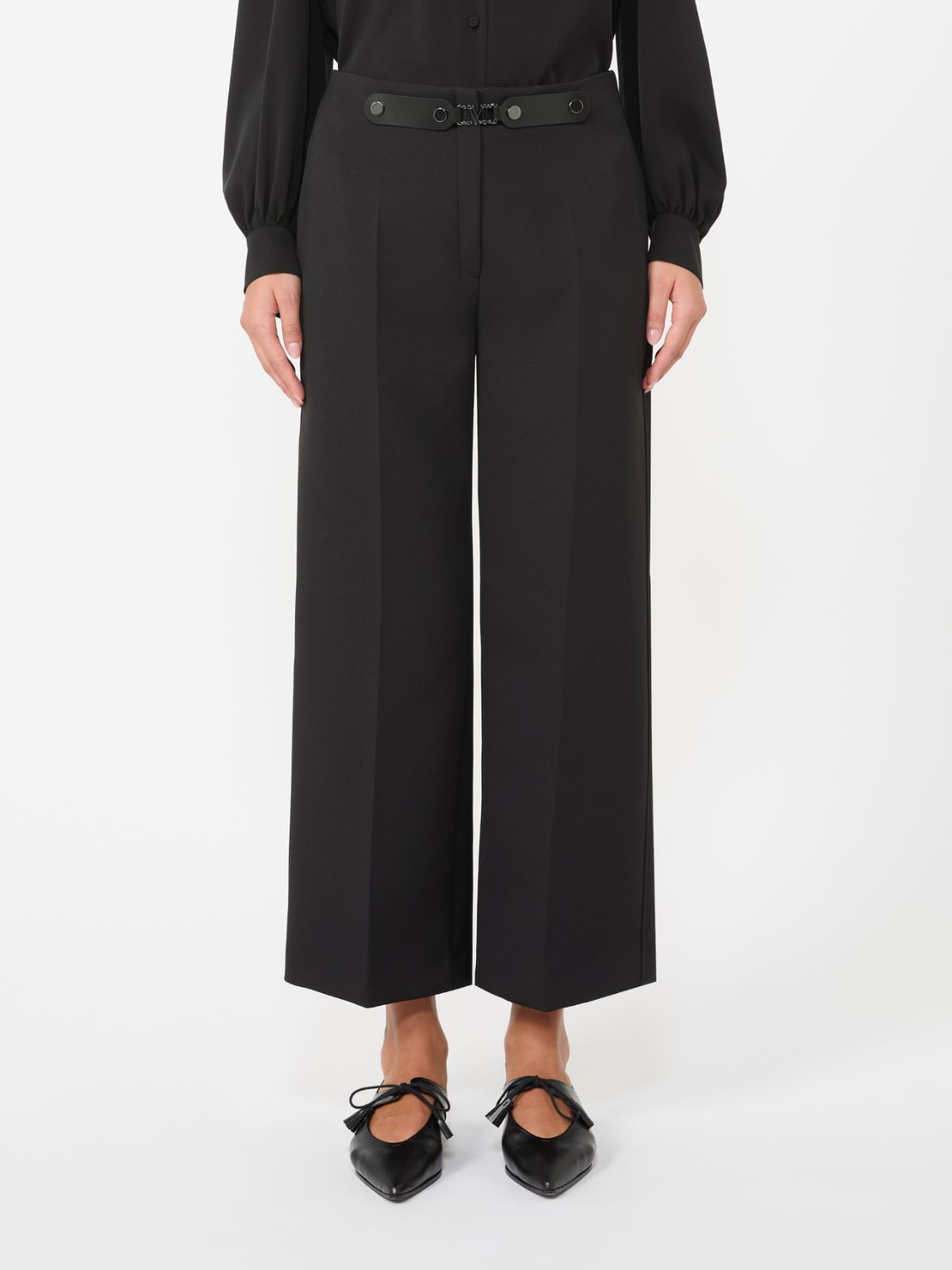 Max Mara Novella Polly Track Pants In Black