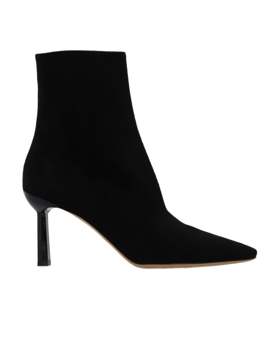 Ferragamo 70mm Pointed Toe Boots In Black