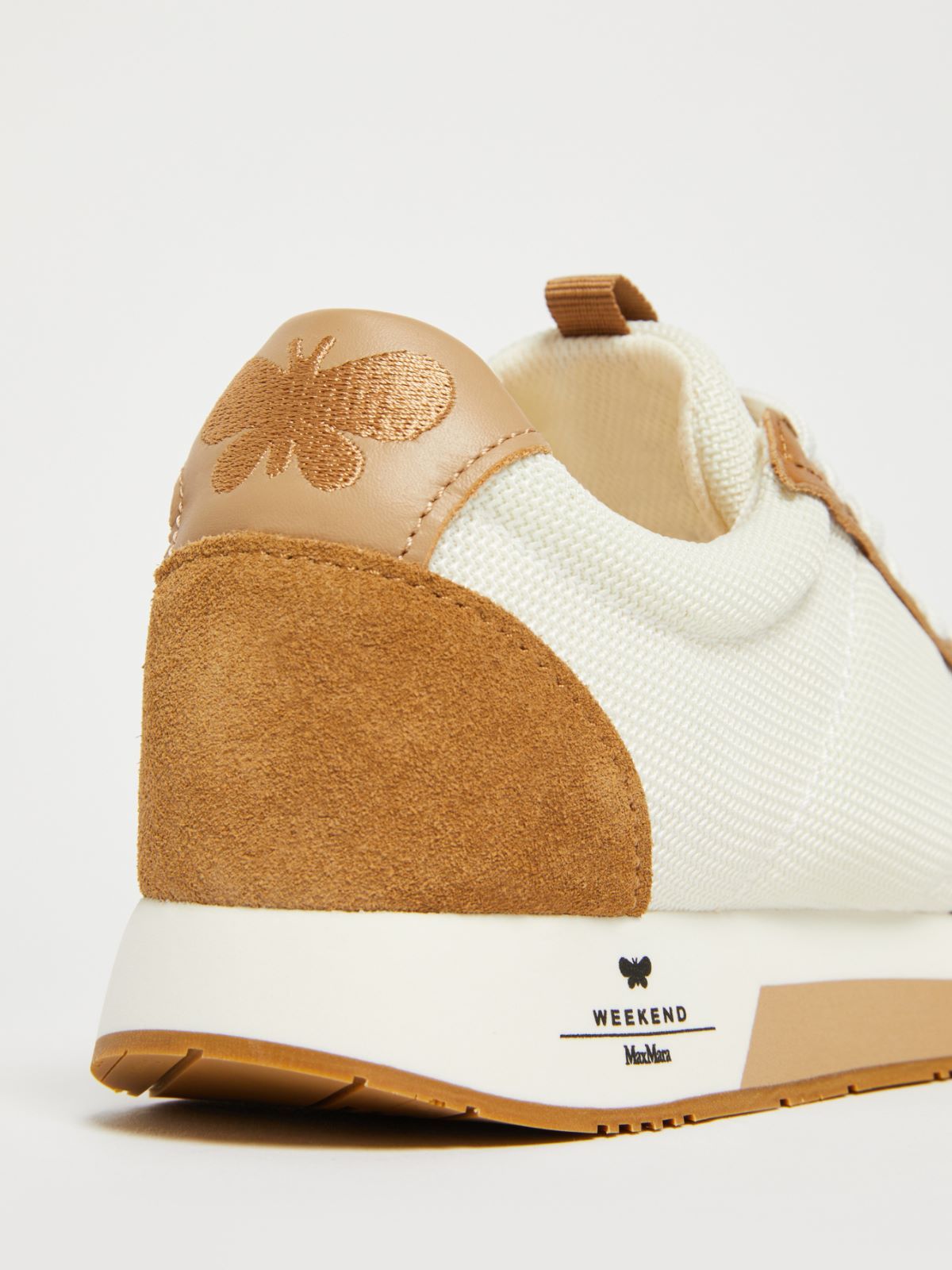 Weekend Max Mara Color Matching Sneakers In White