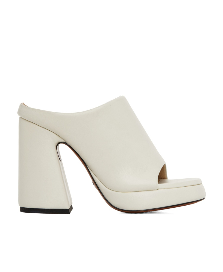 Proenza Schouler Logo Sandals In Gray