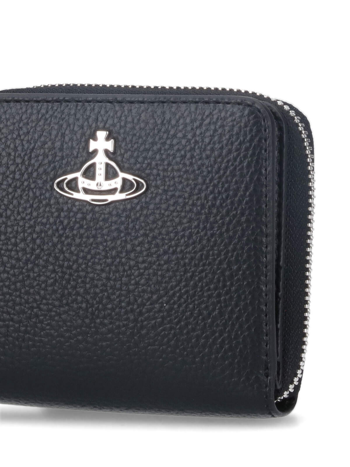 Vivienne Westwood Zippered Change Purse In Black