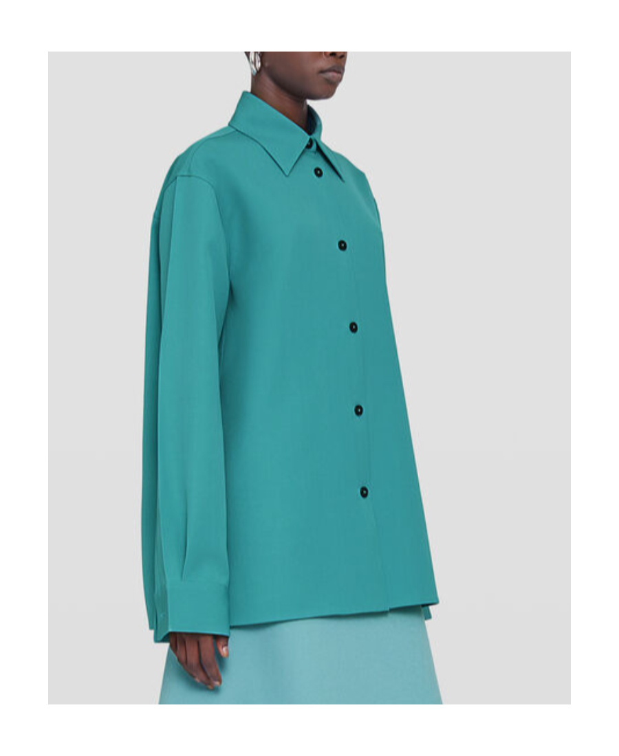 Shop Jil Sander Shirt In Green