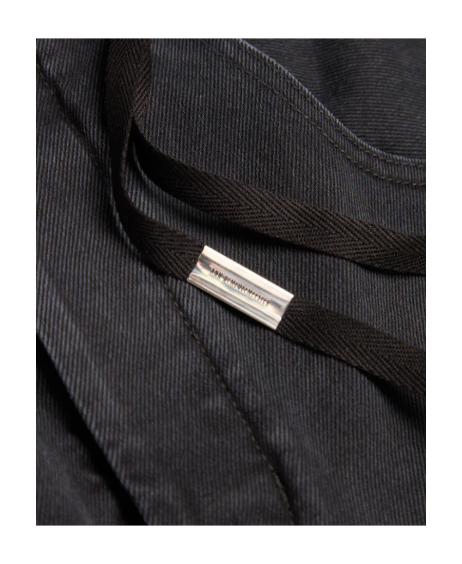 Ann Demeulemeester Goele 5-pockets Comfort Skirt Faded Denim In Black