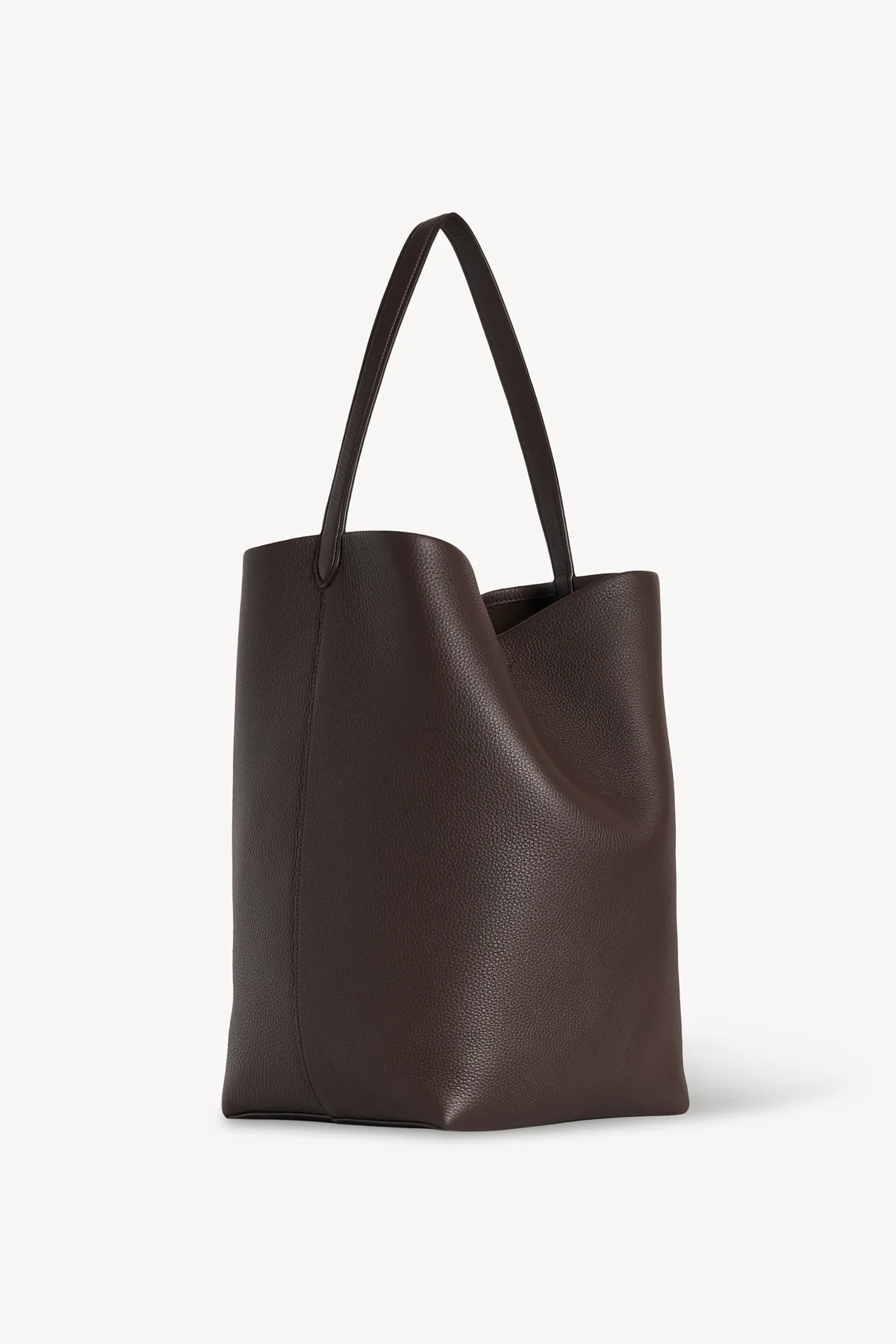 The Row Large N/s Park Tote Bag In Leather In Brown