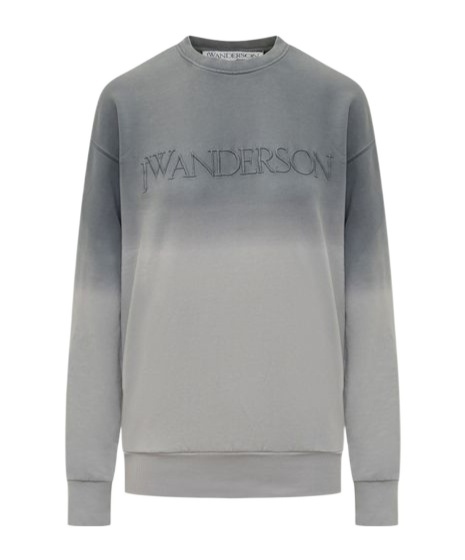 Jw Anderson J.w. Anderson Logo Gradient Sweat In Gray