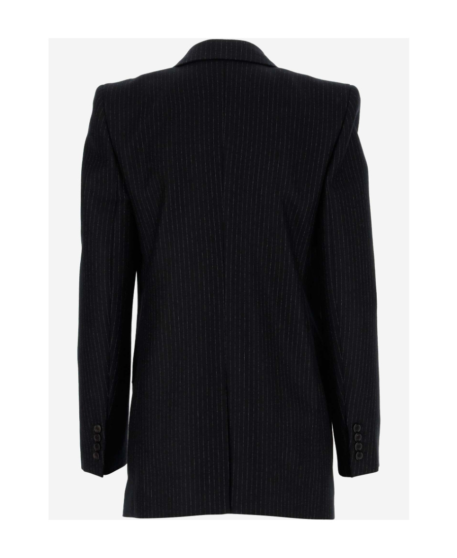 Saint Laurent Single Breasted Tailored Blazer In Black