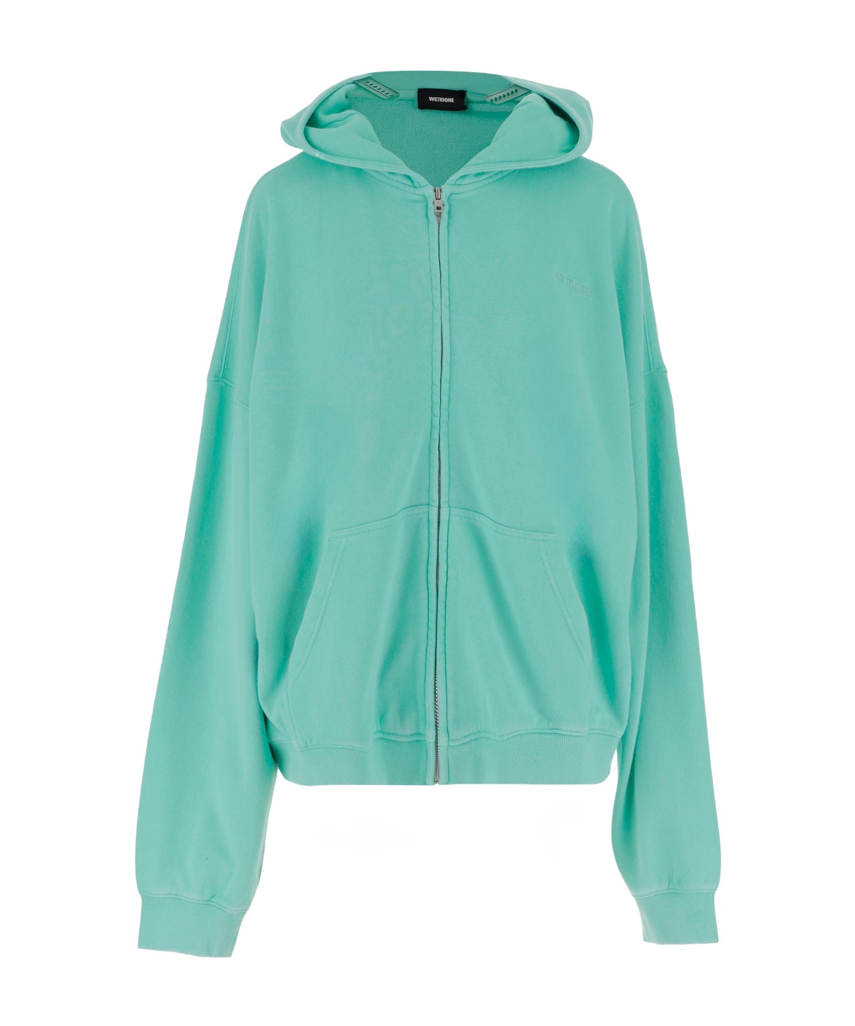 We11 Done We11done Cap Zip-up Hoodie In Green