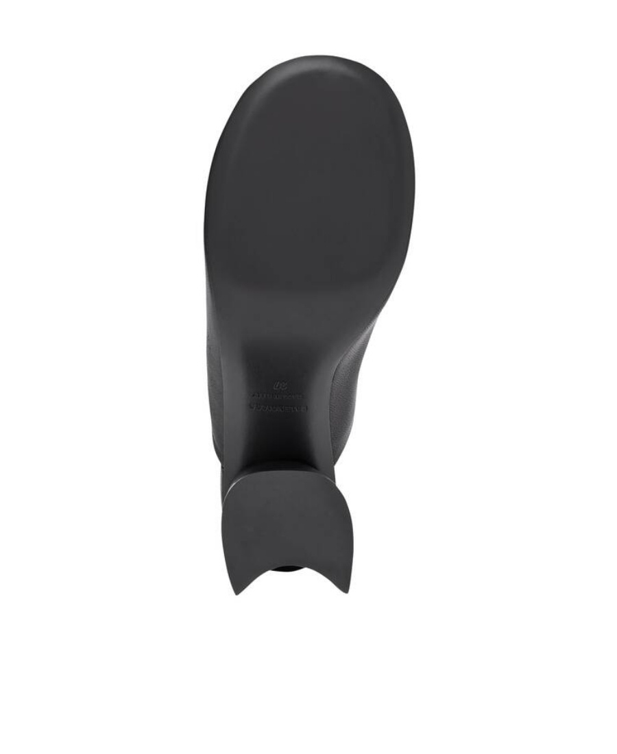 Balenciaga Sandali Slip-on Glove 80 Mm Da Donna In Nero In Black