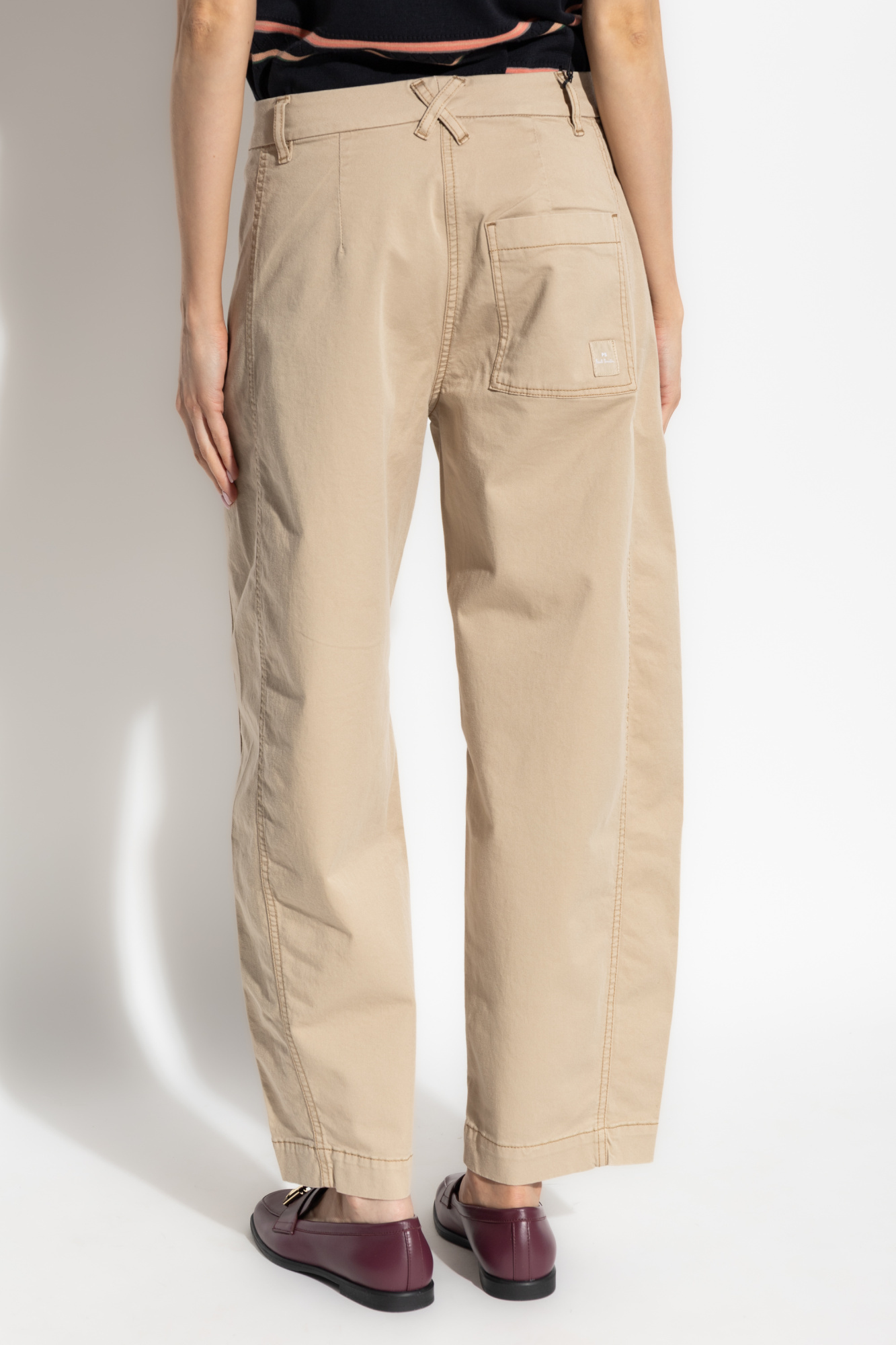 Ps By Paul Smith Ps Paul Smith Mid-rise Loose Fit Trousers