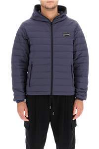 Duvetica Blue Polyamide Faiti Jacket In Black