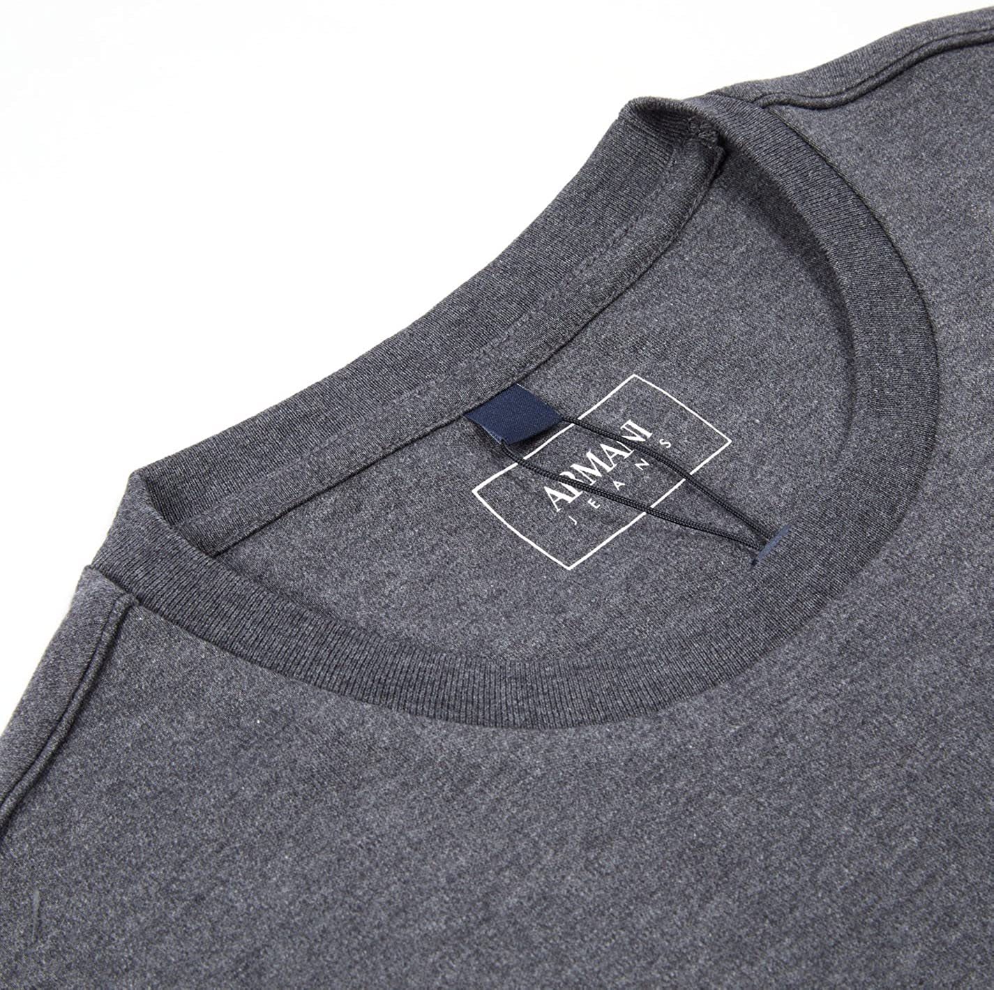 Armani Jeans Logo T-shirt In Gray