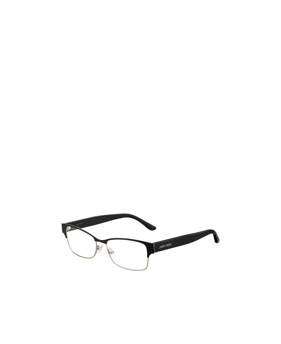 Jimmy Choo Eyewear Rectangular Frame Glasses In Black