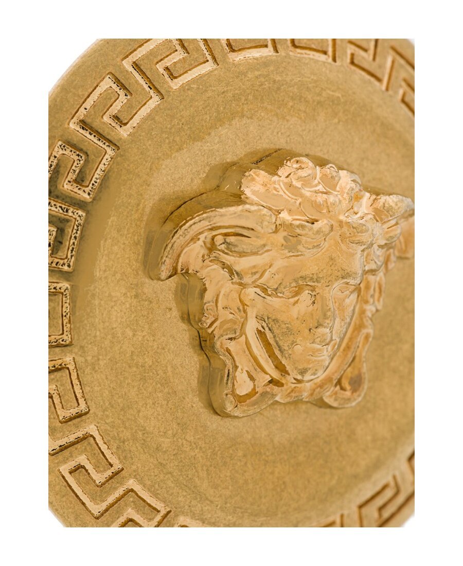 VERSACE MEDUSA EMBOSSED EARRINGS