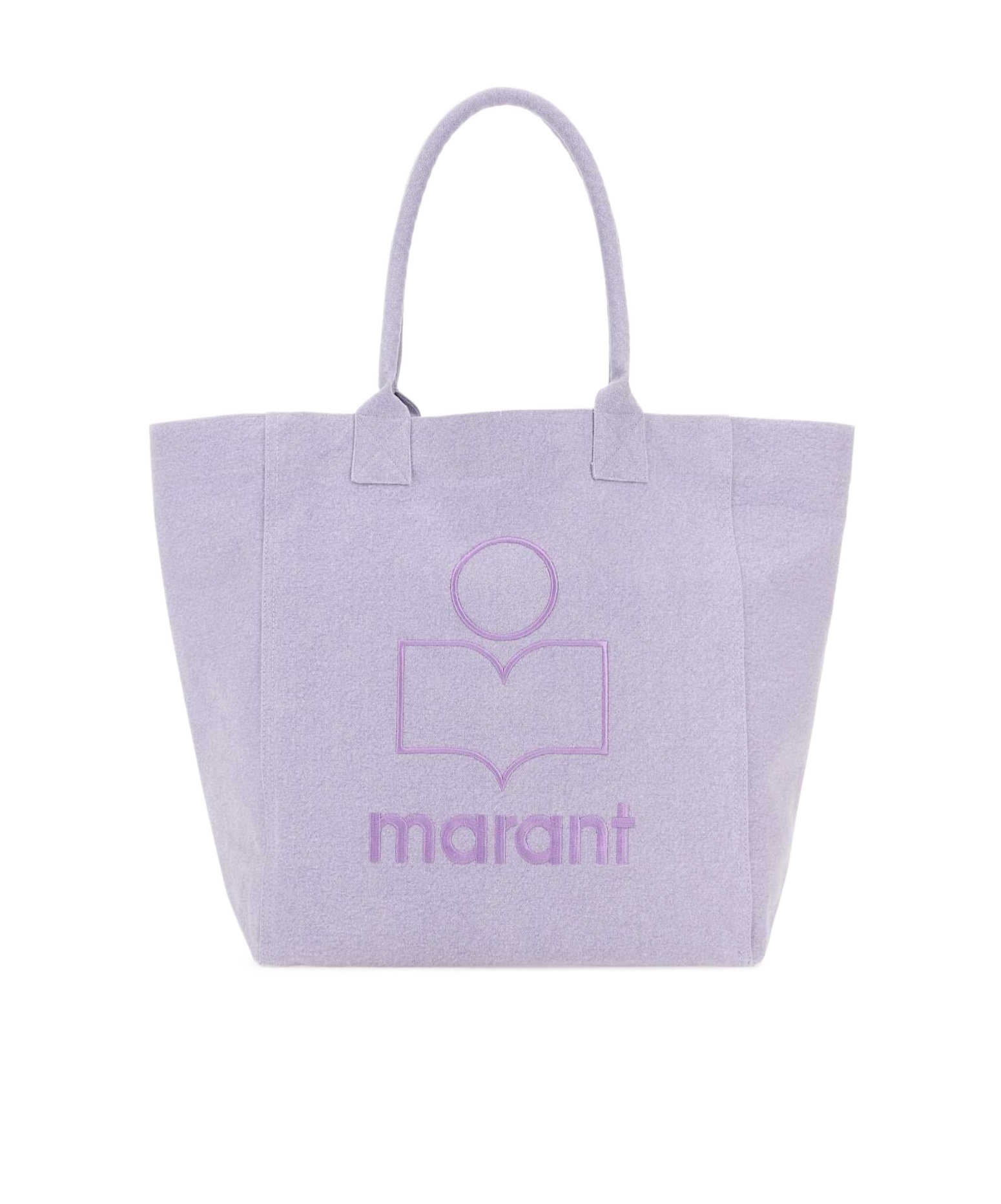 Isabel Marant Yenky Canvas Tote Bag In Purple