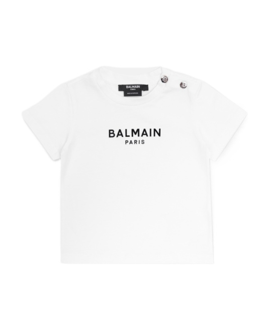 Balmain Logo-print T-shirt In White