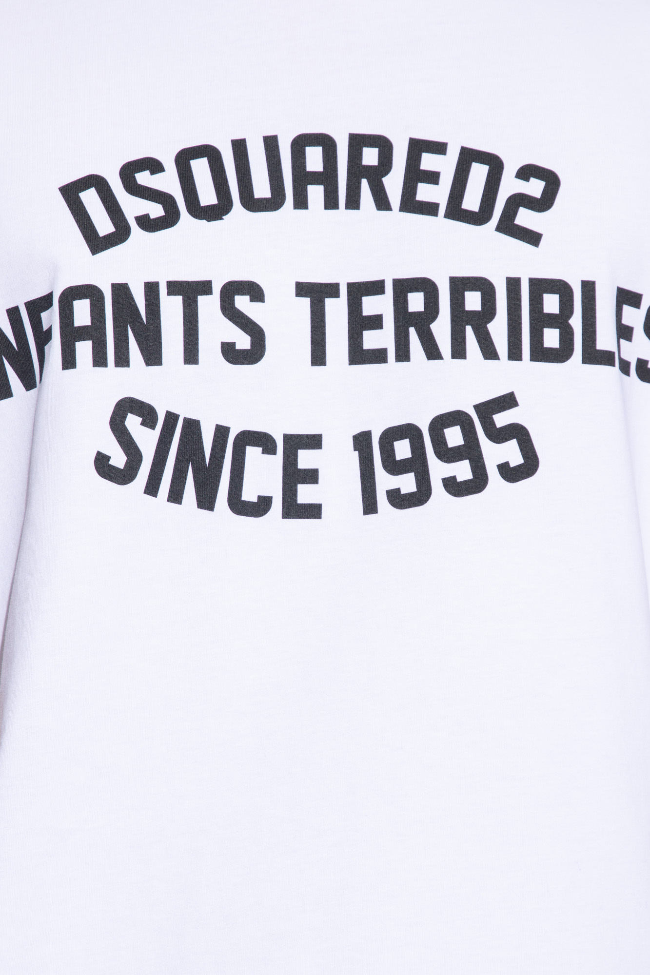 Dsquared2 Graphic Print Crew-neck Cool Fit T-shirt In White