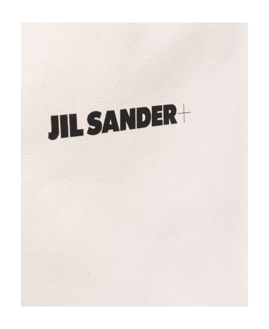 Jil Sander Logo-print Tote Bag In White