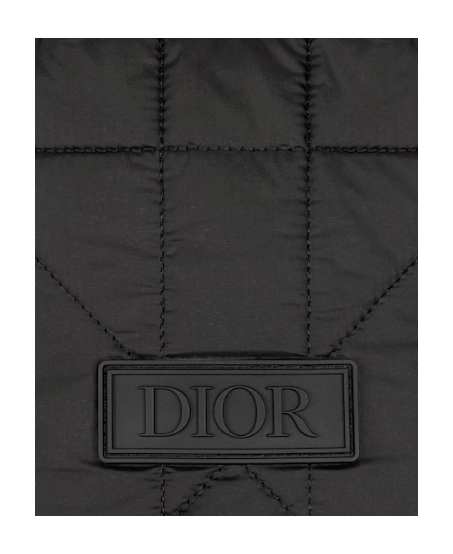 Dior Homme Cannage Puffer Jacket In Black