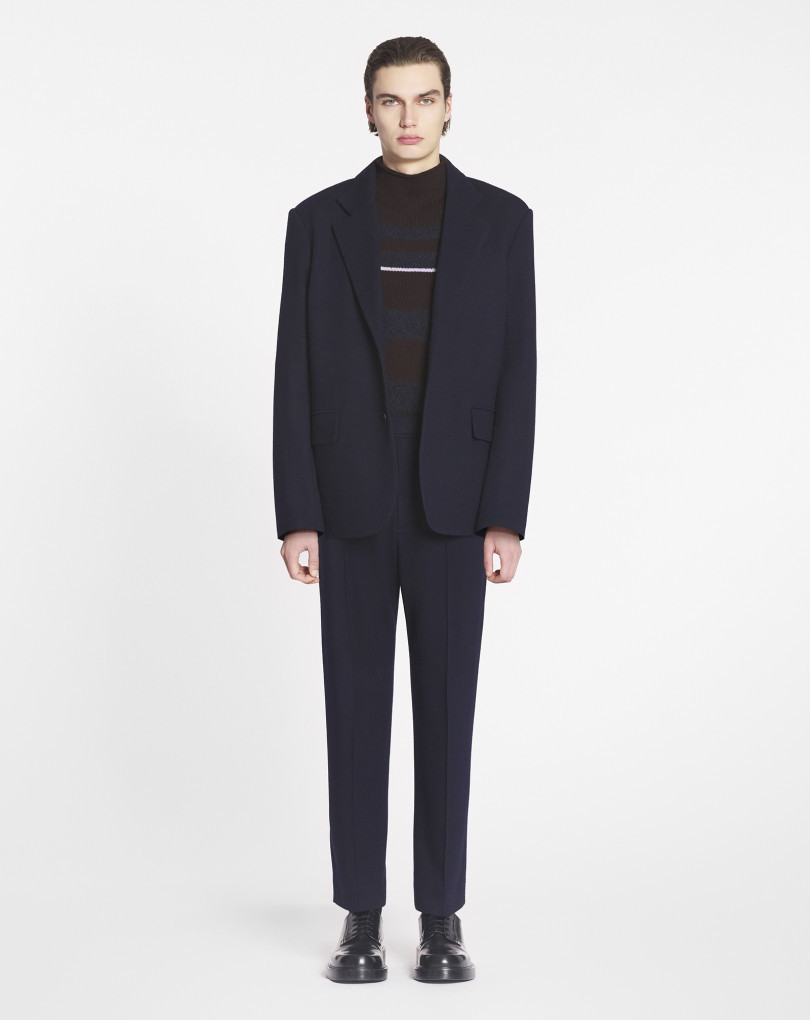 Lanvin Veste Décontractée Simple Boutonnage Pour Homme In Black