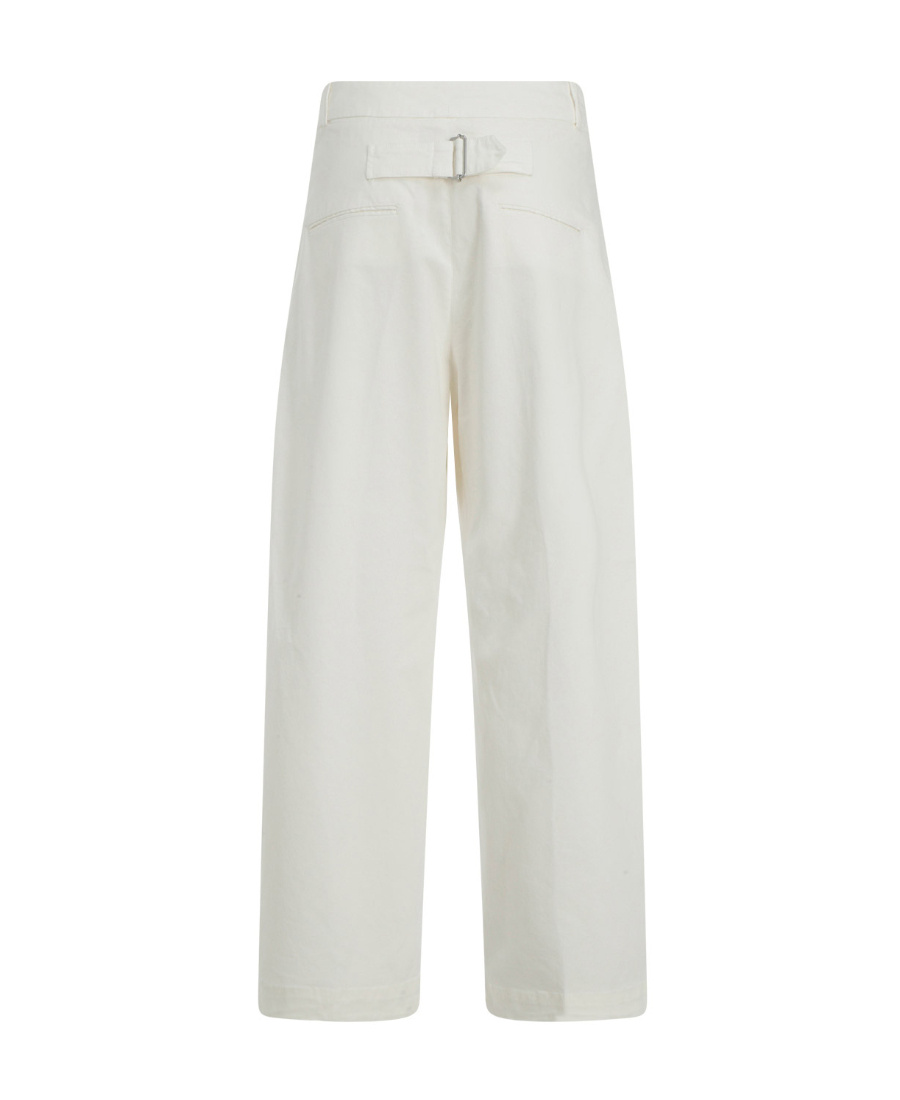 Fabiana Filippi Wide-leg Cropped Trousers In White