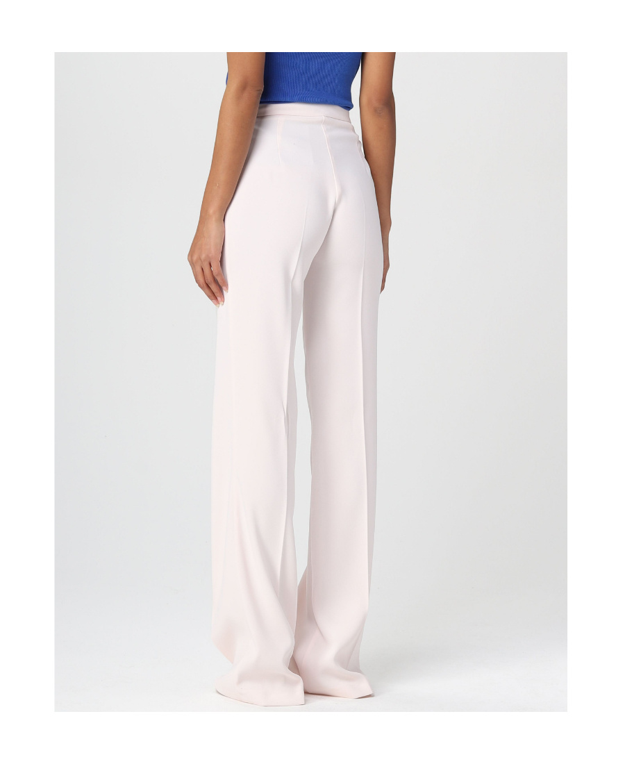 Pinko Pressed-crease Tailored Trousers In White