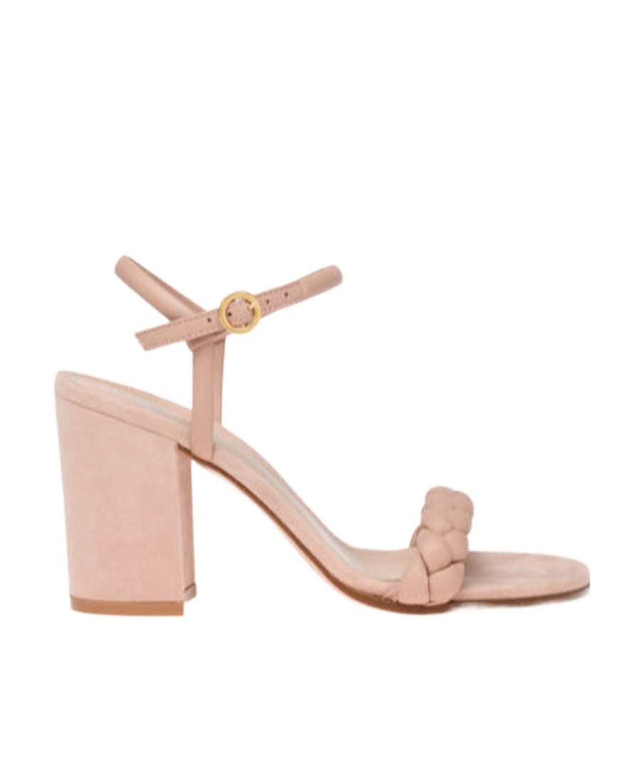 Gianvito Rossi Round Head High-heeled Sandals In Nude