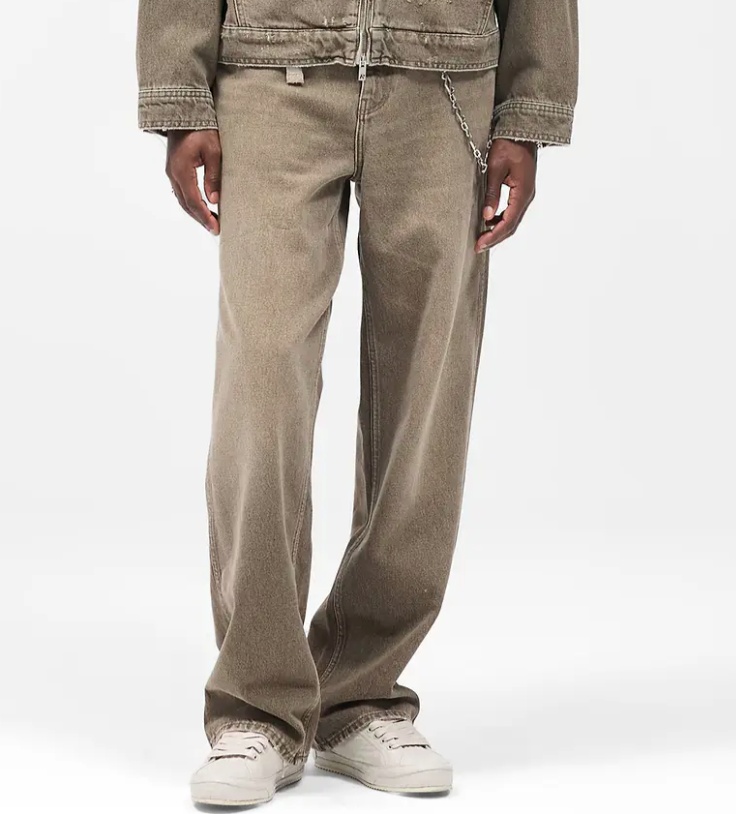Represent R3 Baggy Denim In Green