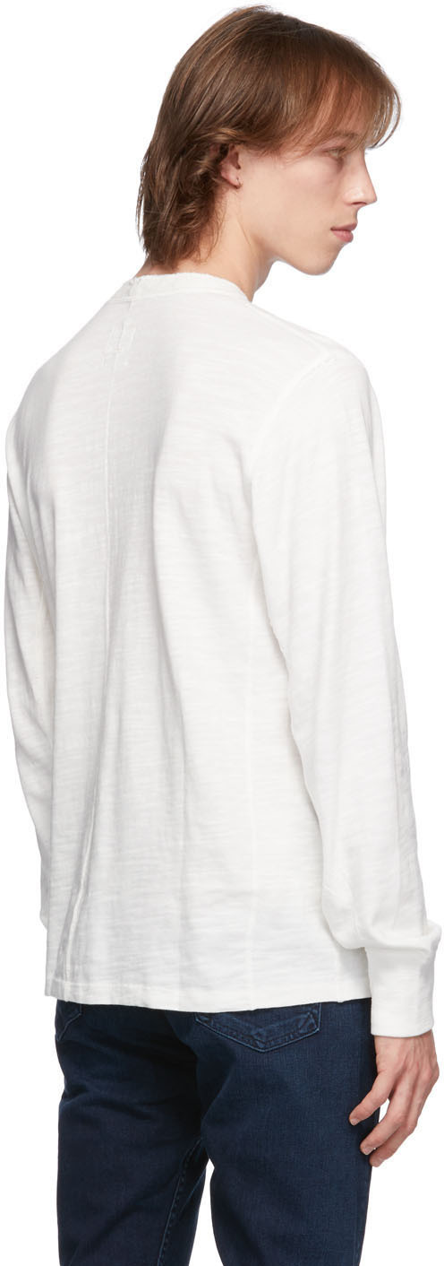 Rag & Bone Round-split Neck Long-sleeved Top