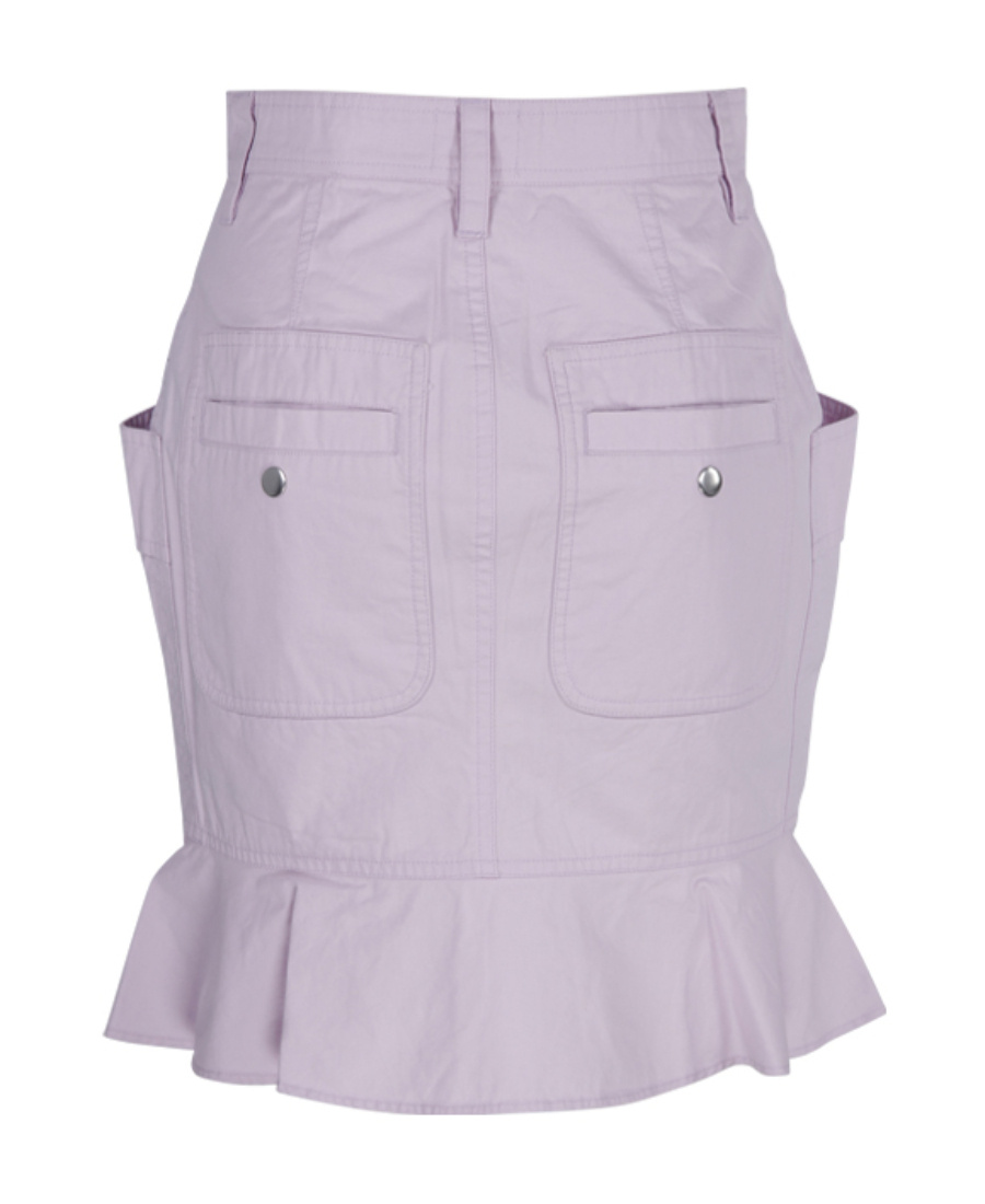 ISABEL MARANT ÉTOILE A HALF-LENGTH SKIRT AT THE EDGE OF A LOTUS LEAF