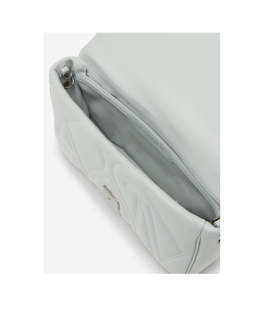 Alexander Mcqueen Women's Shoulder Bag Seal In Gray