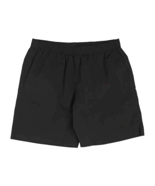 Moncler Wide Leg Shorts In Black