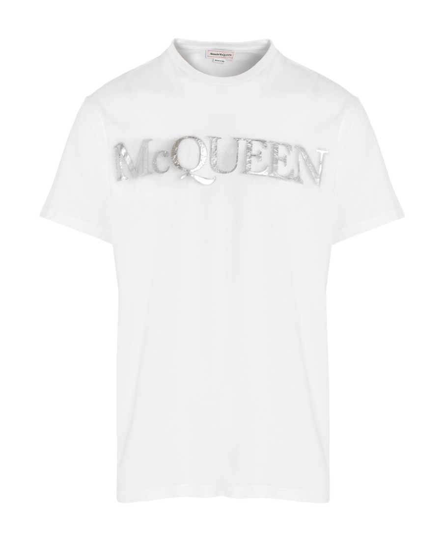 Alexander Mcqueen Logo-print T-shirt In White