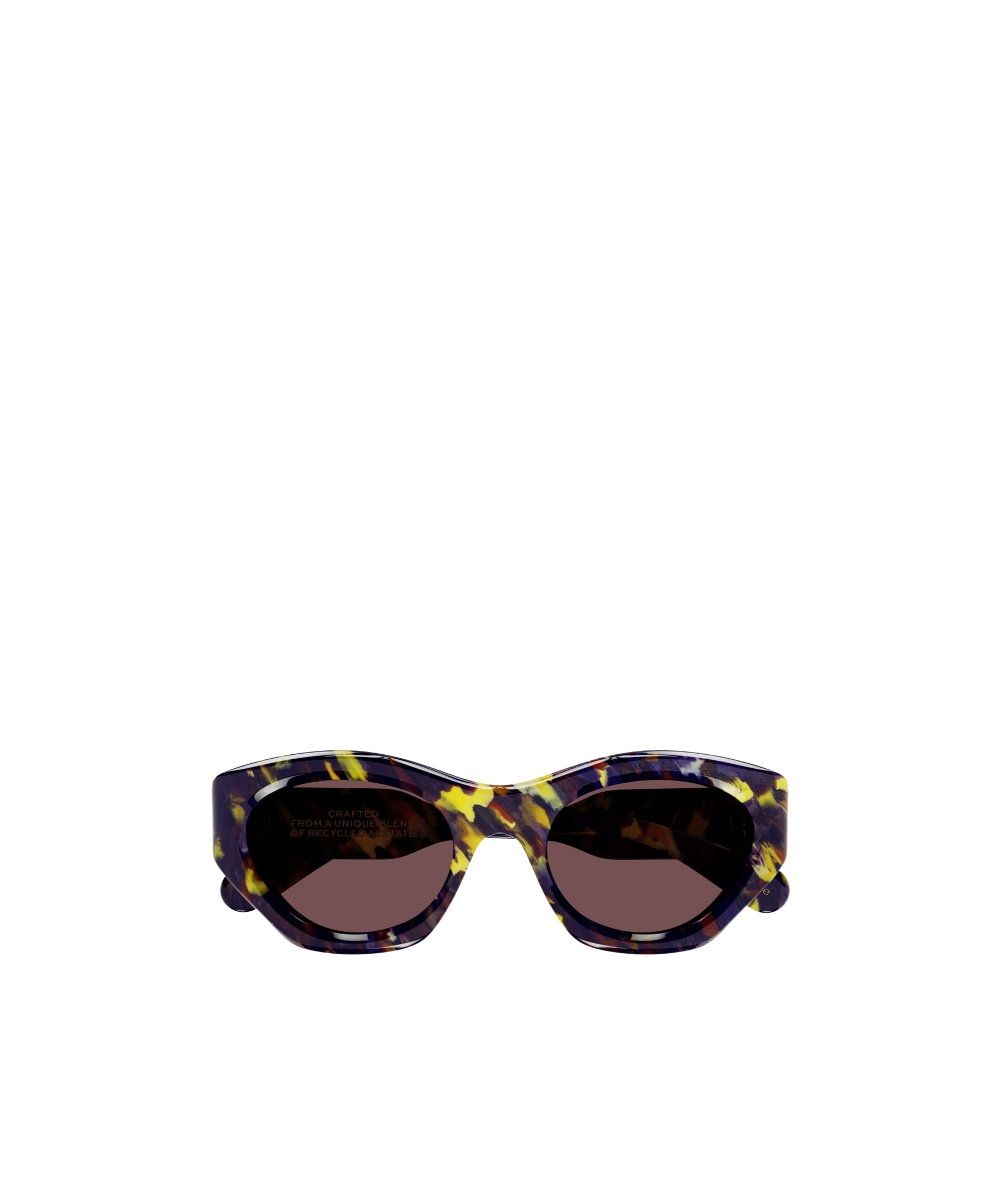 Chloé Ch0220s Linea Gayia 007 Violet Sunglasses In Multi