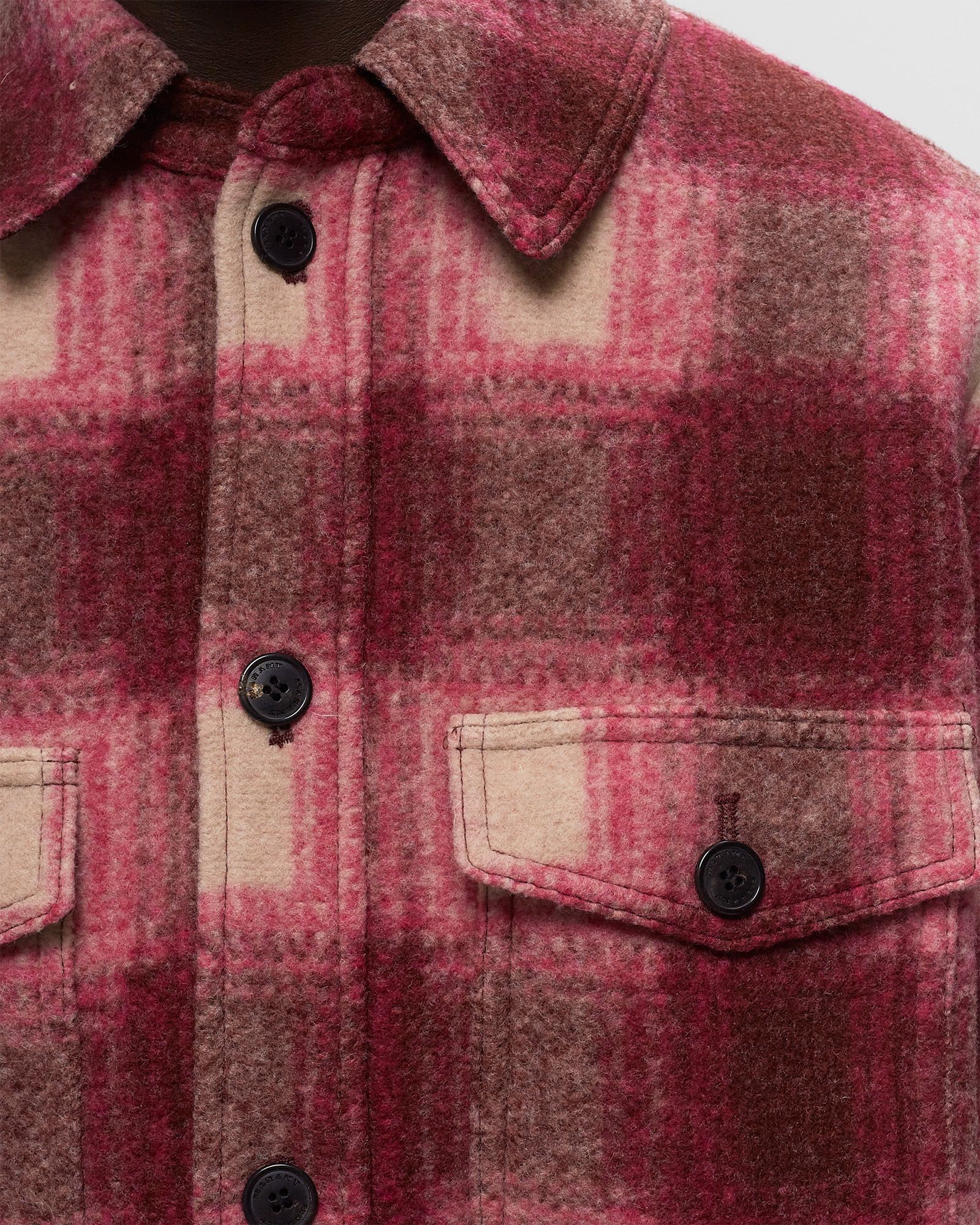 Isabel Marant Lapel Shirt In Red