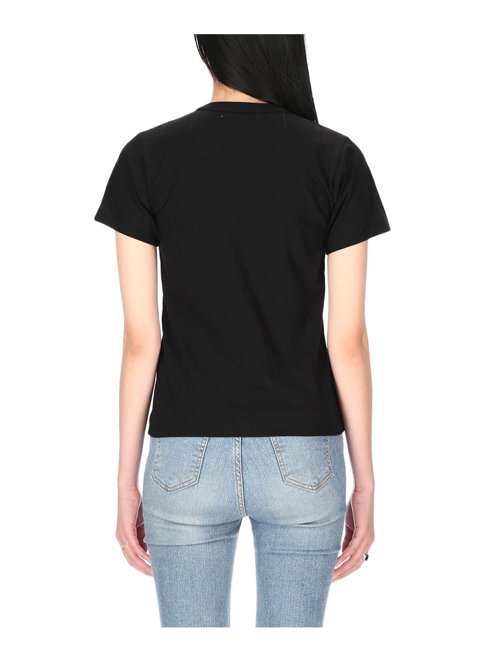 Comme Des Garçons Logo T-shirt In Black