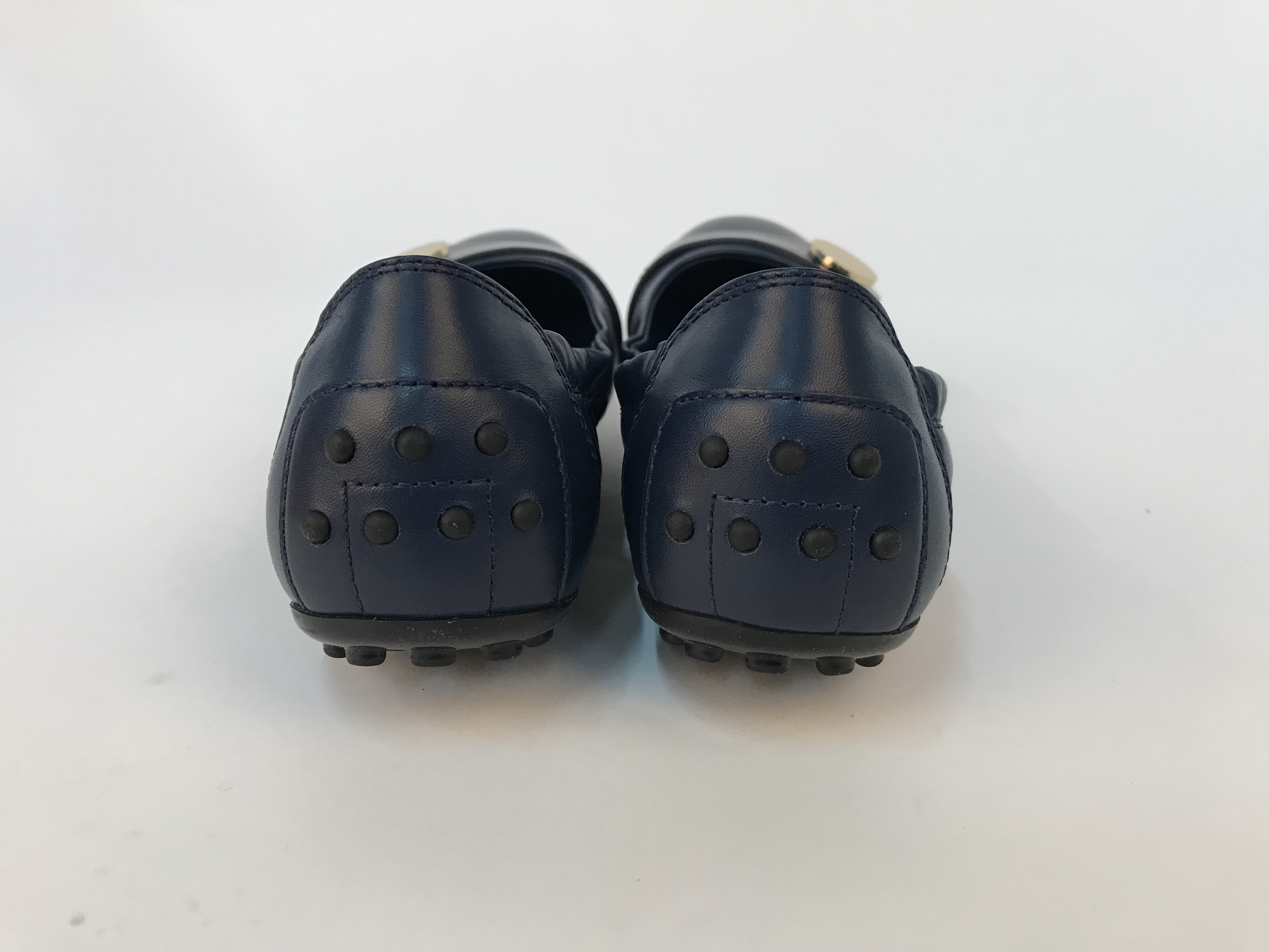 Tod's Logo Details Flat Shoes In Black
