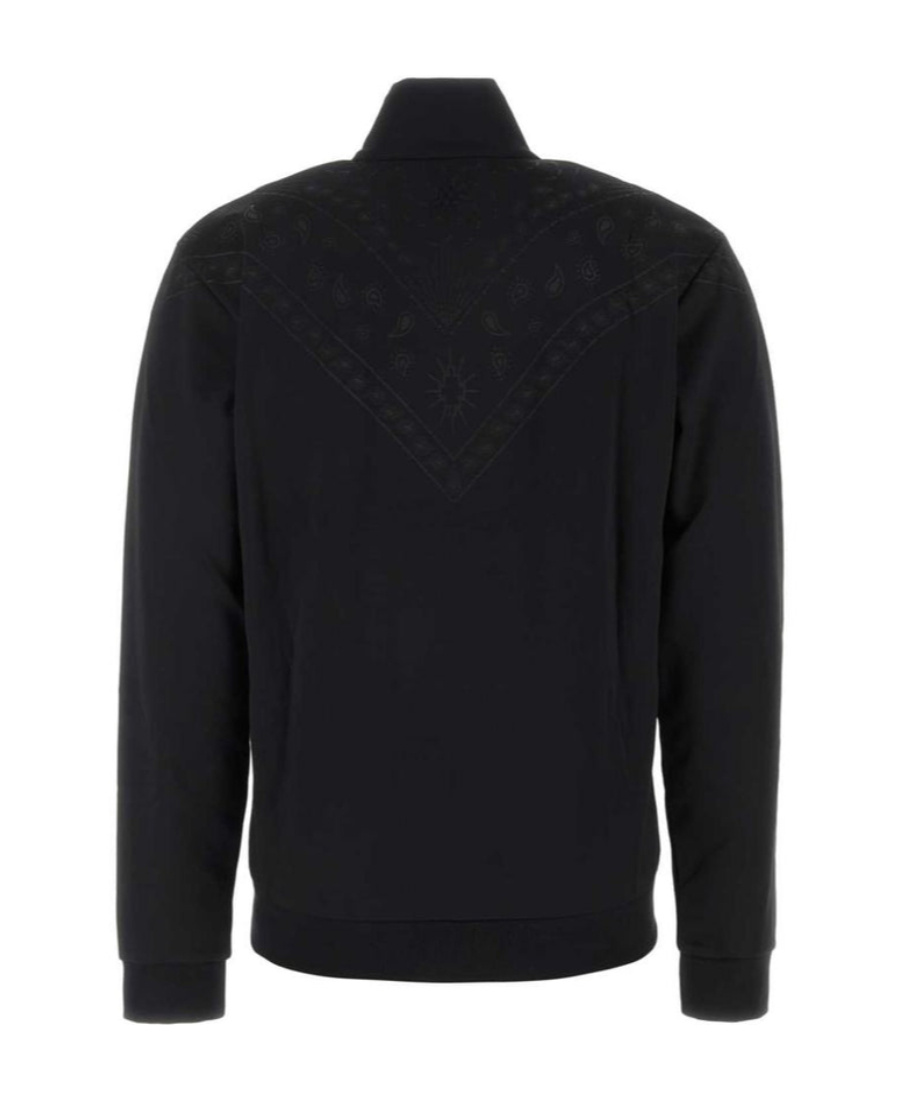 Marcelo Burlon County Of Milan Marcelo Burlon Black Polyester Blend Sweatshirt In Black