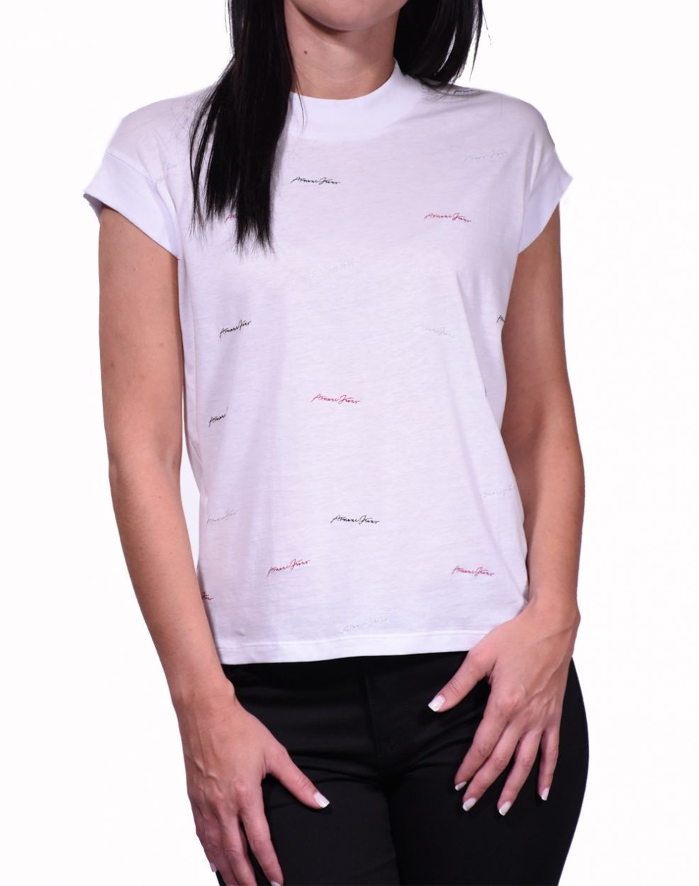 Armani Jeans Logo T-shirt In White