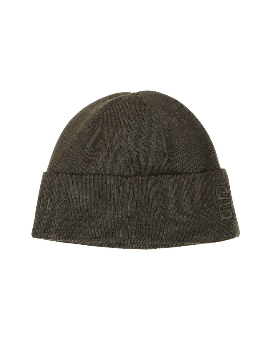 Givenchy Embroidered-logo Beanie In Black