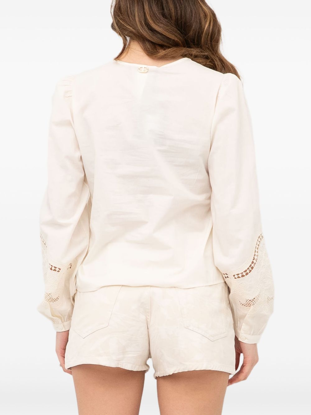 Shop Twinset Embroidered Blouse