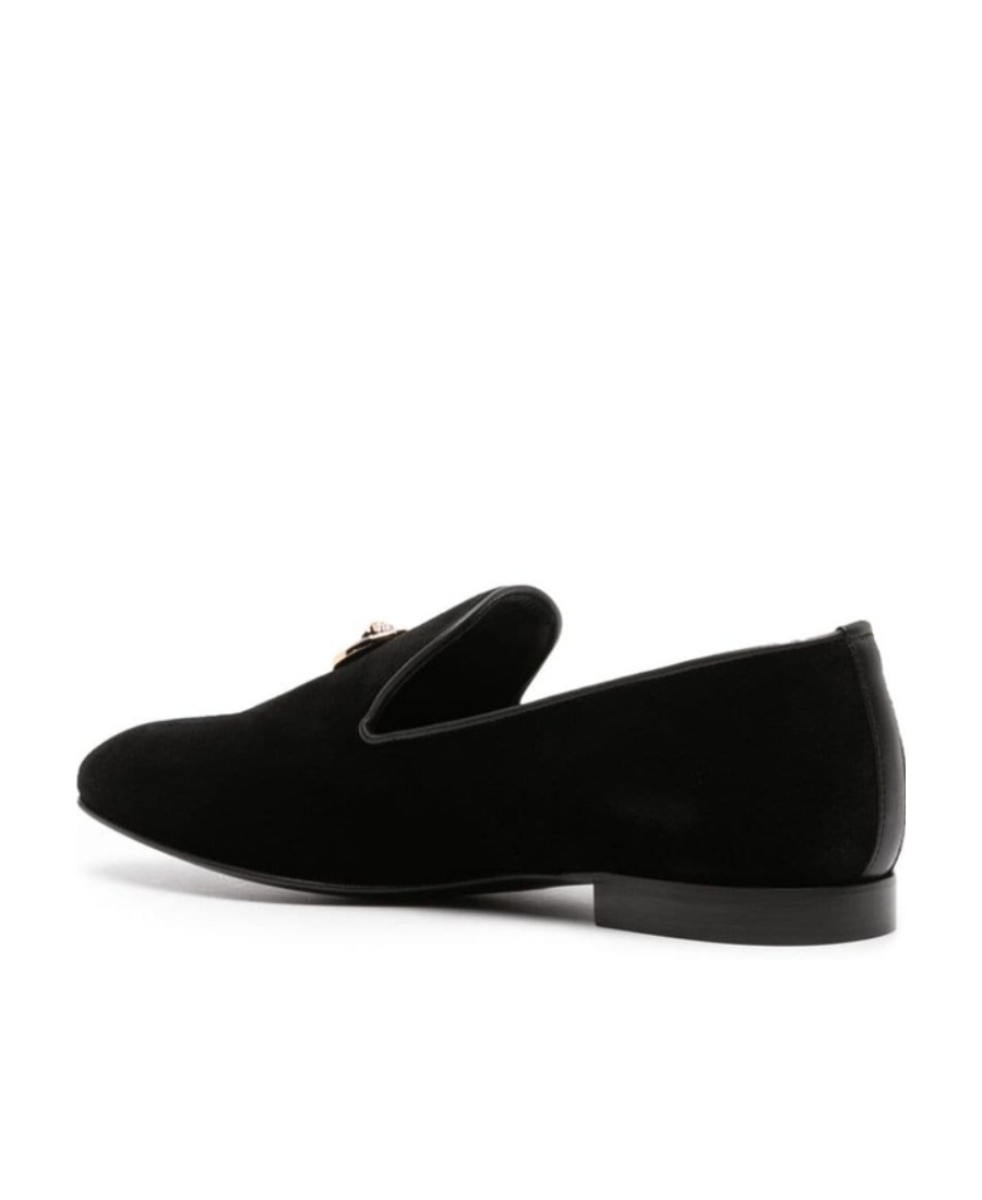 VERSACE VERSACE MEDUSA SLIP-ON LOAFERS