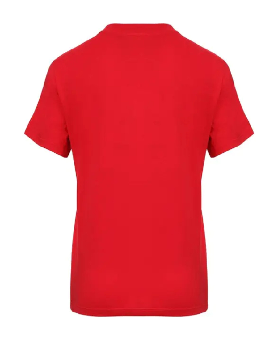 Msgm Logo Short-sleeved T-shirt In Red