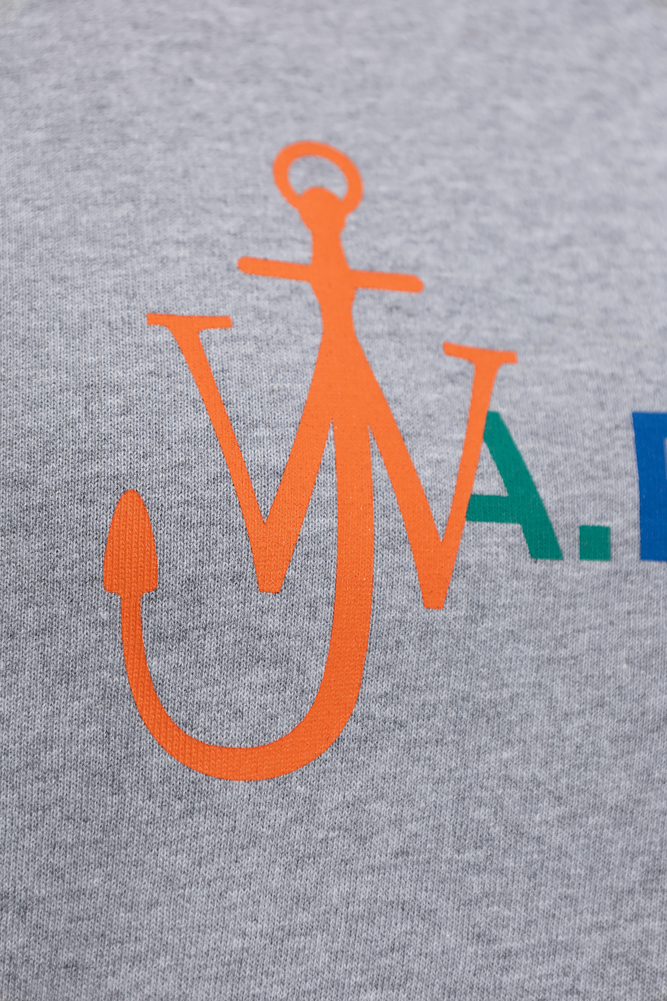 Apc X Jw Anderson Logo-print T-shirt In Gray