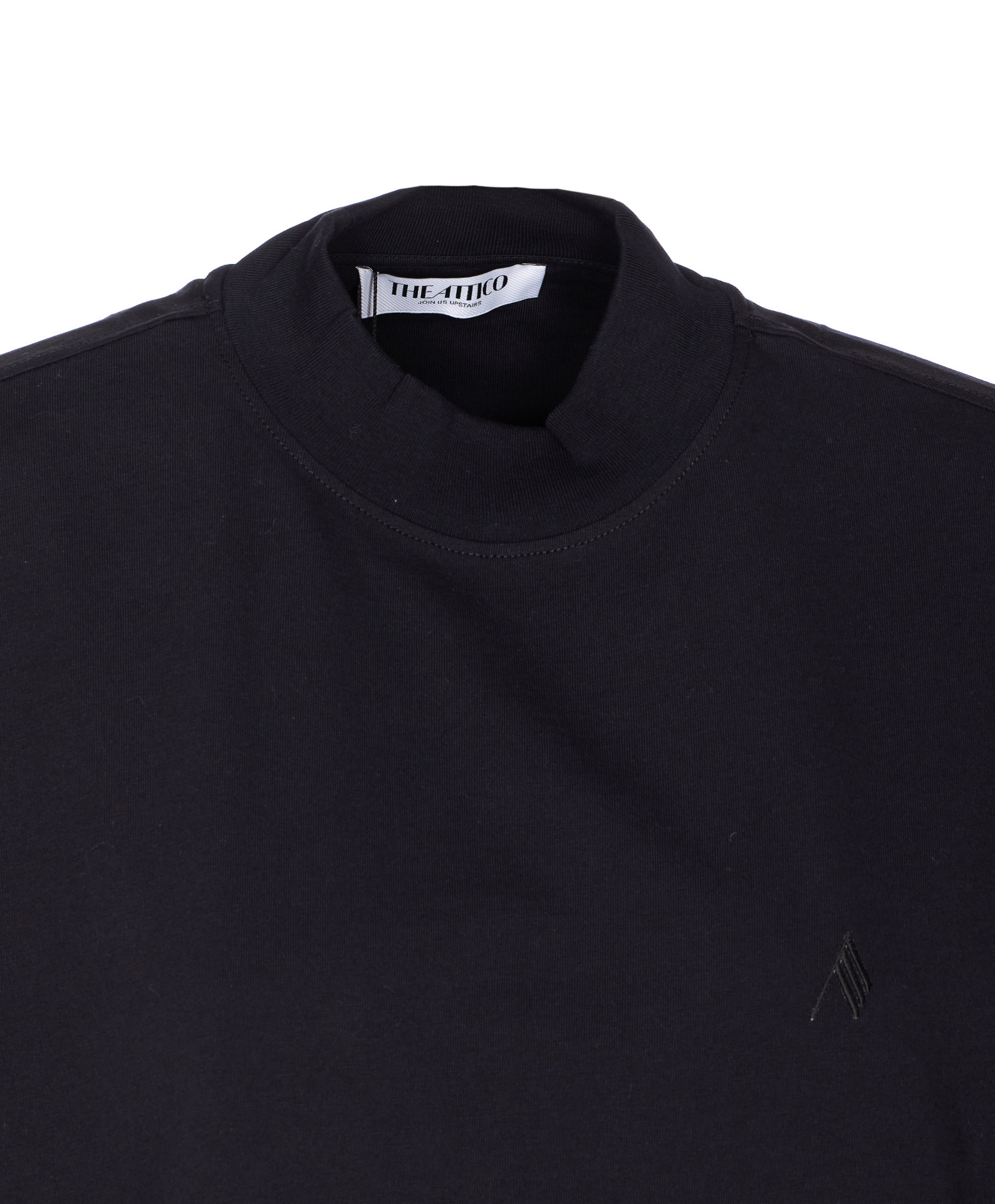 Attico T-shirt Black In Black