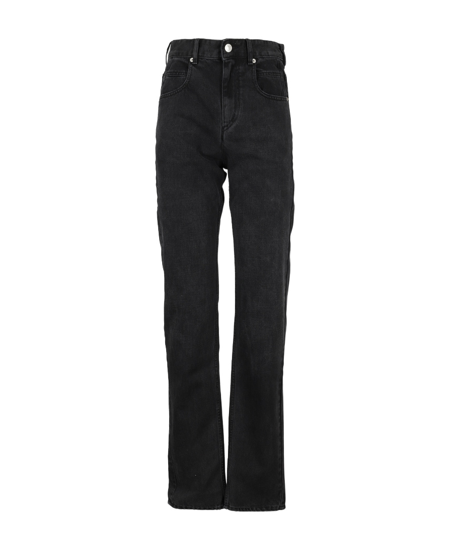 Isabel Marant Étoile Varda Straight-leg Jeans In Black